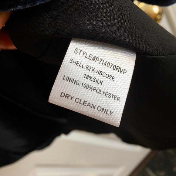 Parker Donatella Velvet Dress in Eclipse 2 - Picture 7 of 7